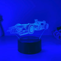 Thumbnail for Sports Car Modeling 3D Designed Night Lamp