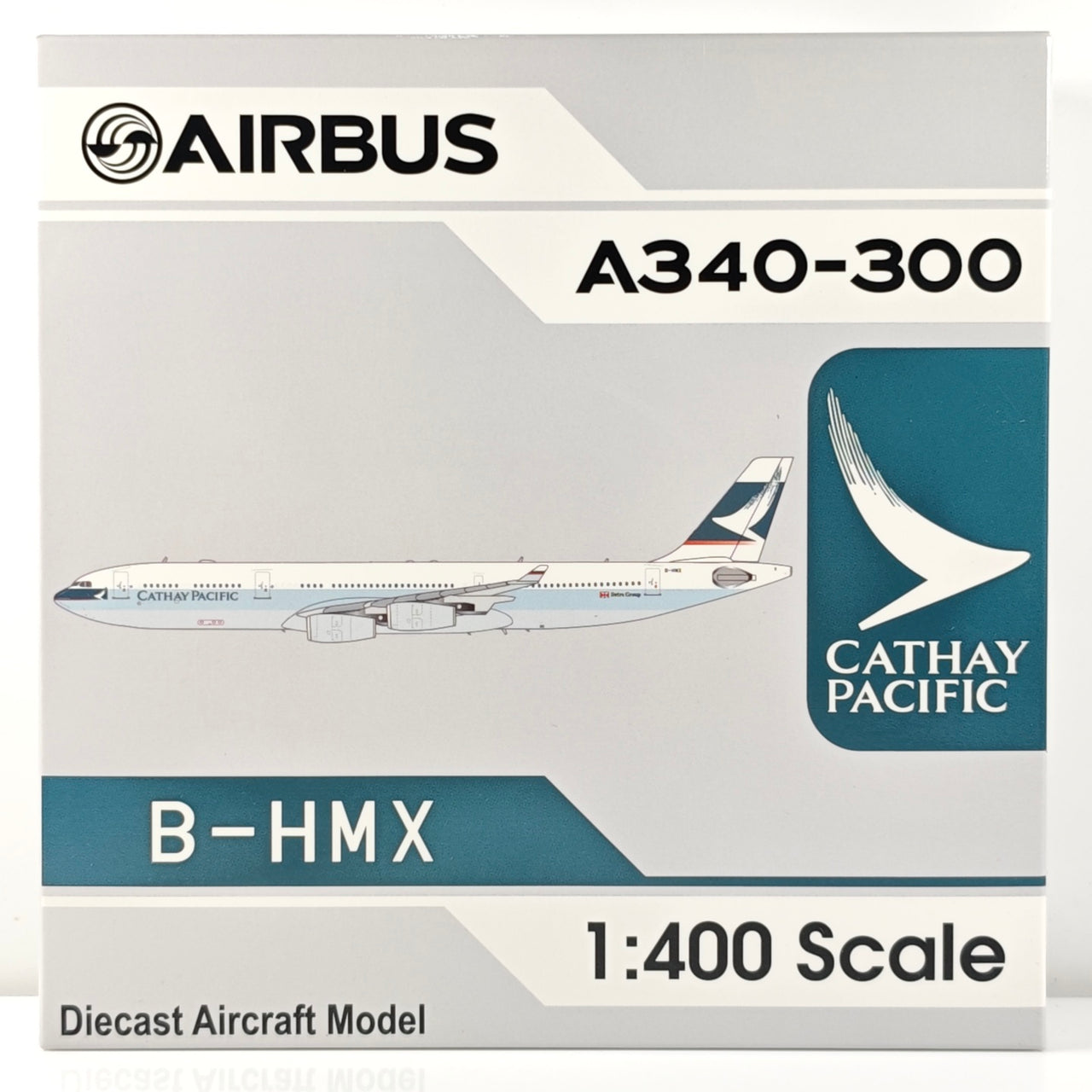 Cathay Pacific Airbus A340-300 B-HMX  Airplane Model 1/400 Scale