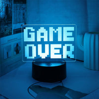 Thumbnail for GAME Over Visual Atmosphere Designed Night Lamp