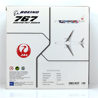 Thumbnail for Japan Airlines Boeing B767-300ER JA615J Airplane Model (1:400 Scale)