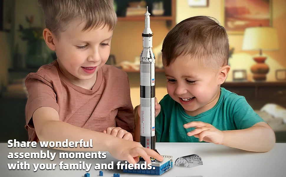 846PCS Semi - transparent Space Rocket Building Blocks - Educational Toy  Compatible with Other Bricks - view 11
