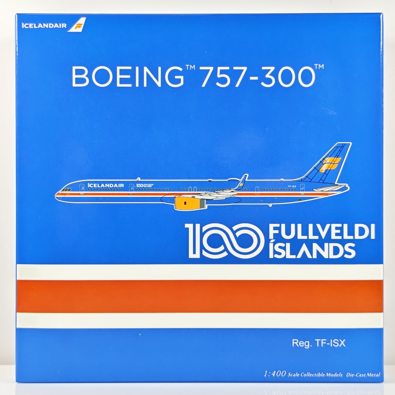 ICELAND AIR Boeing B757-200 N757AF Airplane Model (1:400 Scale)