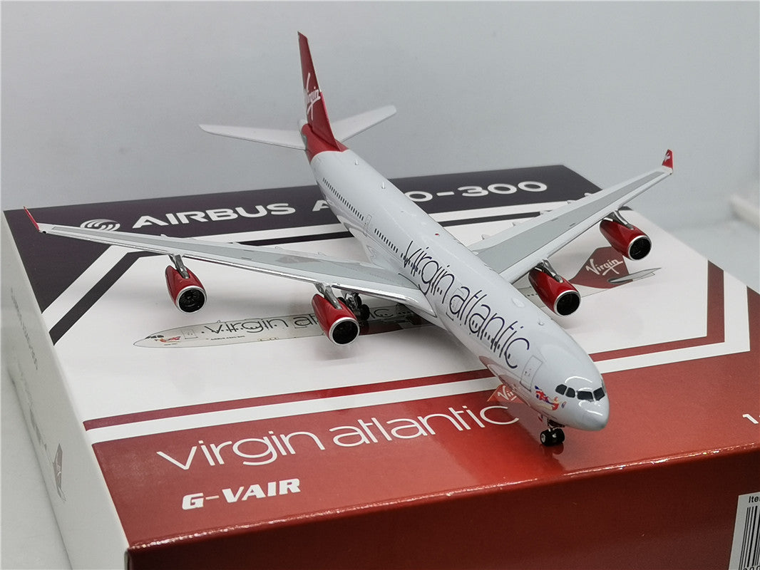 Virgin Atlantic Airways Airbus A340-300 G-VAIR Airplane Model 1/400 Scale