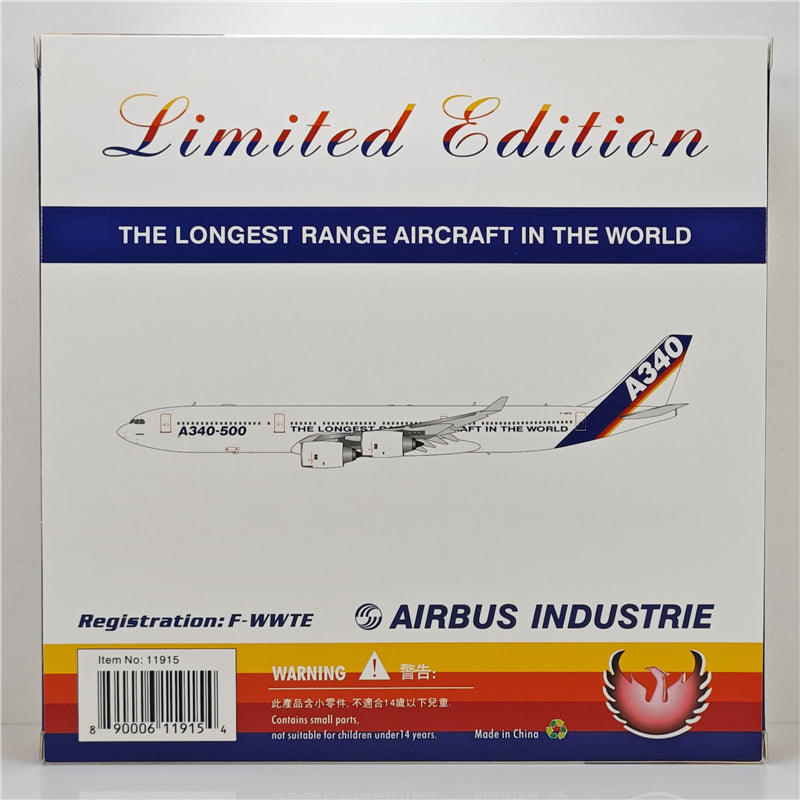 Airbus original A340-500 F-WWTE Airplane Model