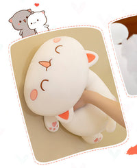 Thumbnail for 40-70cm Kawaii Climbing Peach Cat Plush Doll