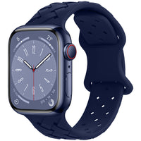 Thumbnail for Silicone Strap For Apple Watch bracelet Breathable Band