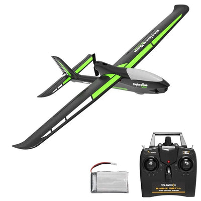 Side view of 4-Channel Fixed Wing RC Glider (For Beginners/Toys & Hobbies) aviation RC model in durable ABS plastic with elec.