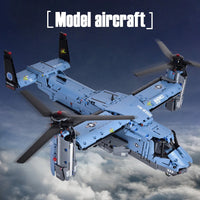 Thumbnail for 1486PCS Fish Eagle Fighter Jet Building Blocks