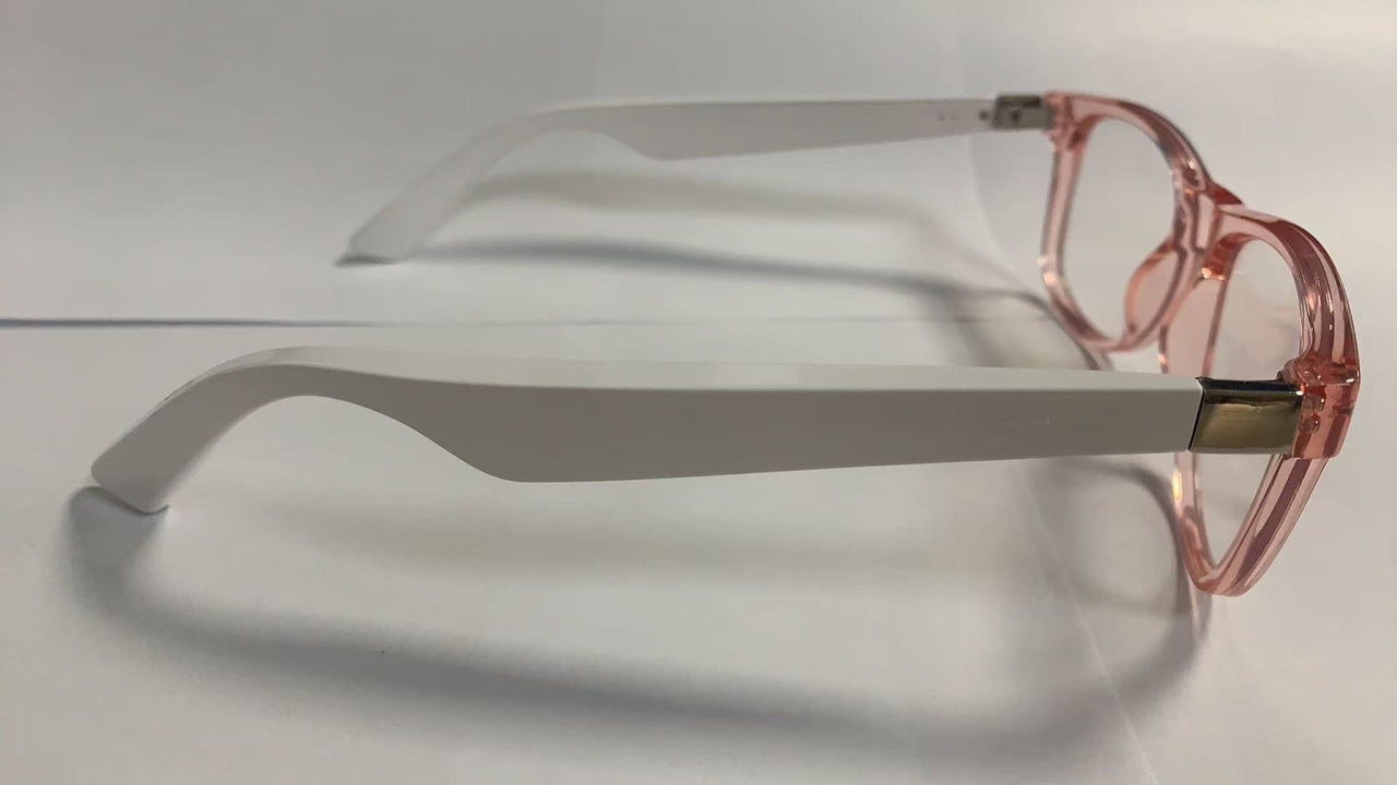 Stylish Women's Smart Glasses L3: Anti-Blue Light, Music, Voice Assistant & Easy Touch Control