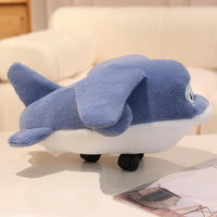 Thumbnail for Large Airplane Plush Toy With Wheels
