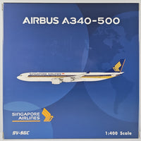 Thumbnail for Singapore Airlines Airbus A340-500 9V-SGC Airplane Model 1/400 Scale