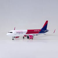 Thumbnail for Wizz Air Airlines Airbus A320neo Airplane Model (47CM)