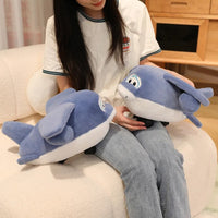 Thumbnail for Large Airplane Plush Toy With Wheels