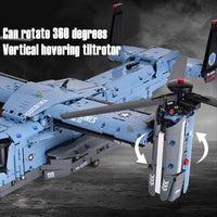 Thumbnail for 1486PCS Fish Eagle Fighter Jet Building Blocks