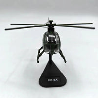 Thumbnail for Diecast 1:100 Scale Alloy US OH-6A Classic Helicopter Model