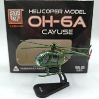 Thumbnail for Diecast 1:100 Scale Alloy US OH-6A Classic Helicopter Model