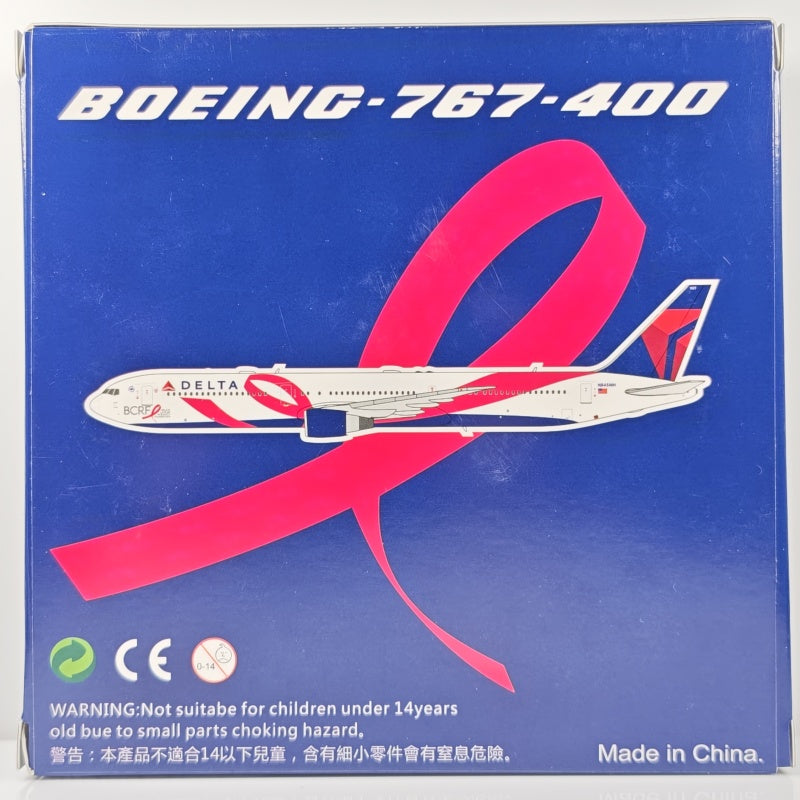 Delta Air Lines Boeing B767-400 N845MH Airplane Model (1:400 Scale)