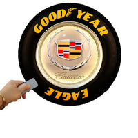 Thumbnail for Retro Iron LED Tire Wall Hanging