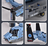 Thumbnail for 1486PCS Fish Eagle Fighter Jet Building Blocks