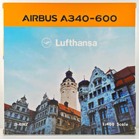Thumbnail for Lufthansa Airlines Airbus A340-600 D-AIHZ Airplane Model 1/400 Scale