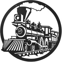 Thumbnail for Steam Train Wall Sculpture 30x30CM