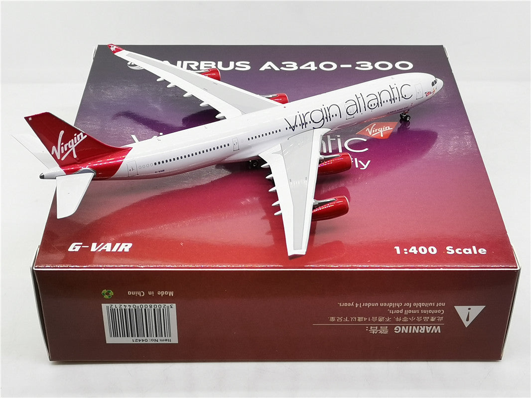 Virgin Atlantic Airways Airbus A340-300 G-VAIR Airplane Model 1/400 Scale