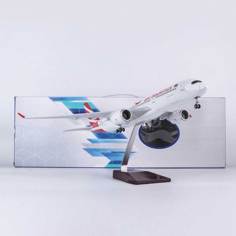 Air Mauritius Airbus A350 Airplane Model (1/142 Scale)