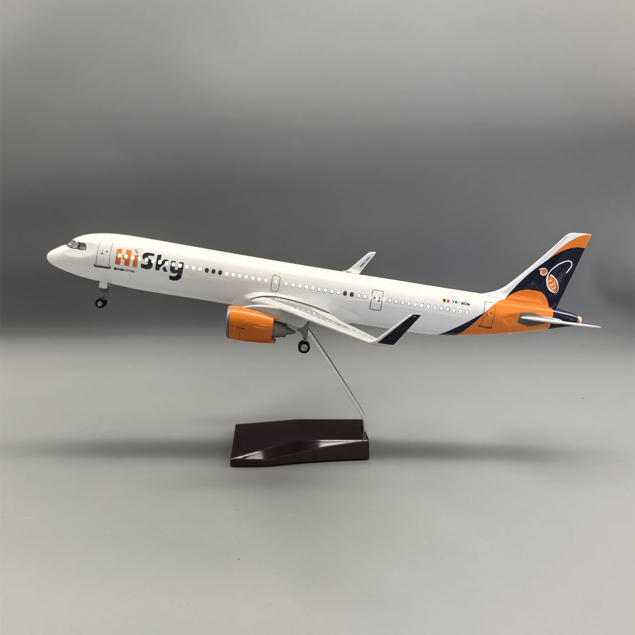 HiSky Europe Airbus A321neo Airplane Model (Special 45CM)