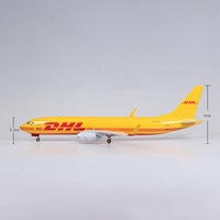 Thumbnail for DHL Cargo Express Airline Boeing 737-800 Airplane Model (1/84 Scale - 47CM) - view 3
