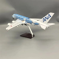 Thumbnail for Air Japan ANA Blue Sea Turtle Airbus A380 Airplane Model (1/160 Scale)