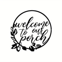 Thumbnail for Welcome To Wall Sculpture 30x30CM