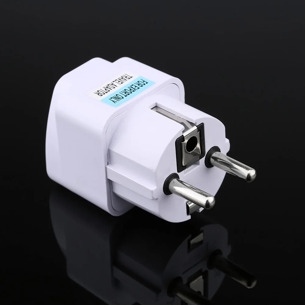 Universal US/UK/AU to EU Travel Power Adapter
