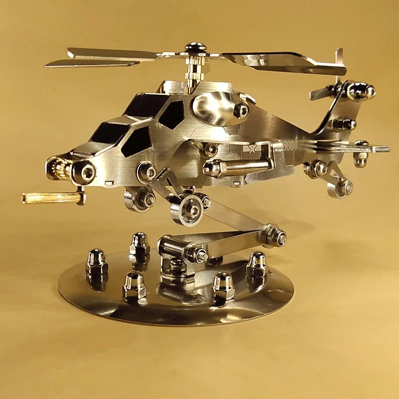 Alloy Military Helicopter Model - Collection & Decoration (Tabletop Display)