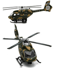 Thumbnail for 1:64 Scale Military Helicopter Alloy Toy Model (Retroactive Motion, Sound & Light Effects)