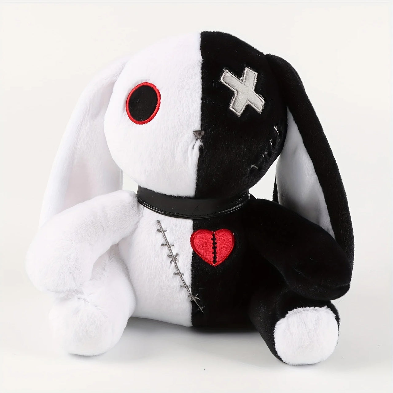 Two-color Spooky Gothic Bunny Plush/Stuffed Toys, Cute Horror Bunny Doll