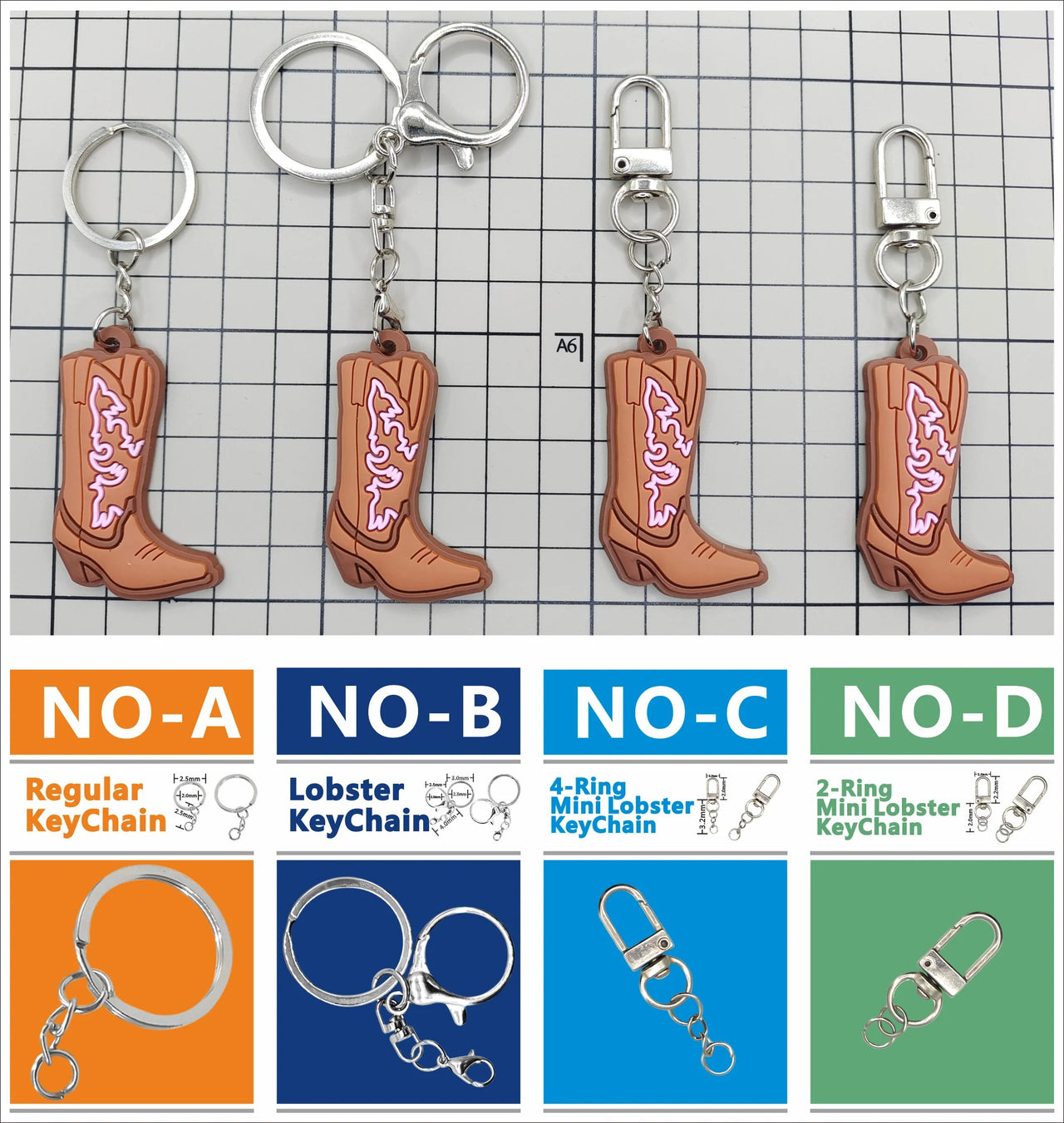 Custom PVC Rubber Keychains: Personalized Key Rings for Business Advertising & Promotional Events