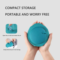 Thumbnail for New Portable Inflatable U-Shaped Neck Pillow for Travel