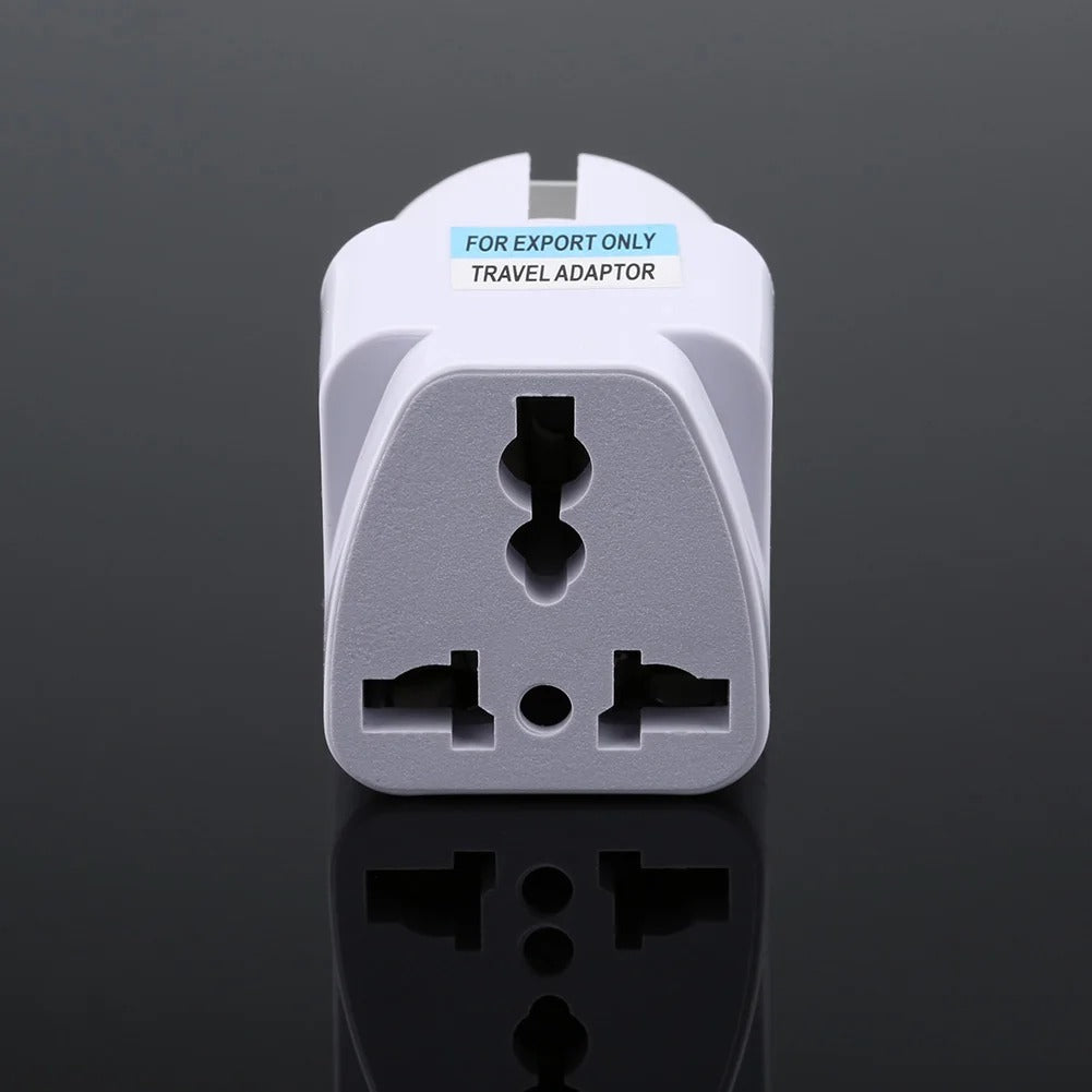 Universal US/UK/AU to EU Travel Power Adapter