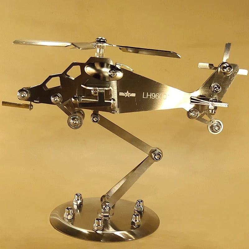 Alloy Military Helicopter Model - Collection & Decoration (Tabletop Display)