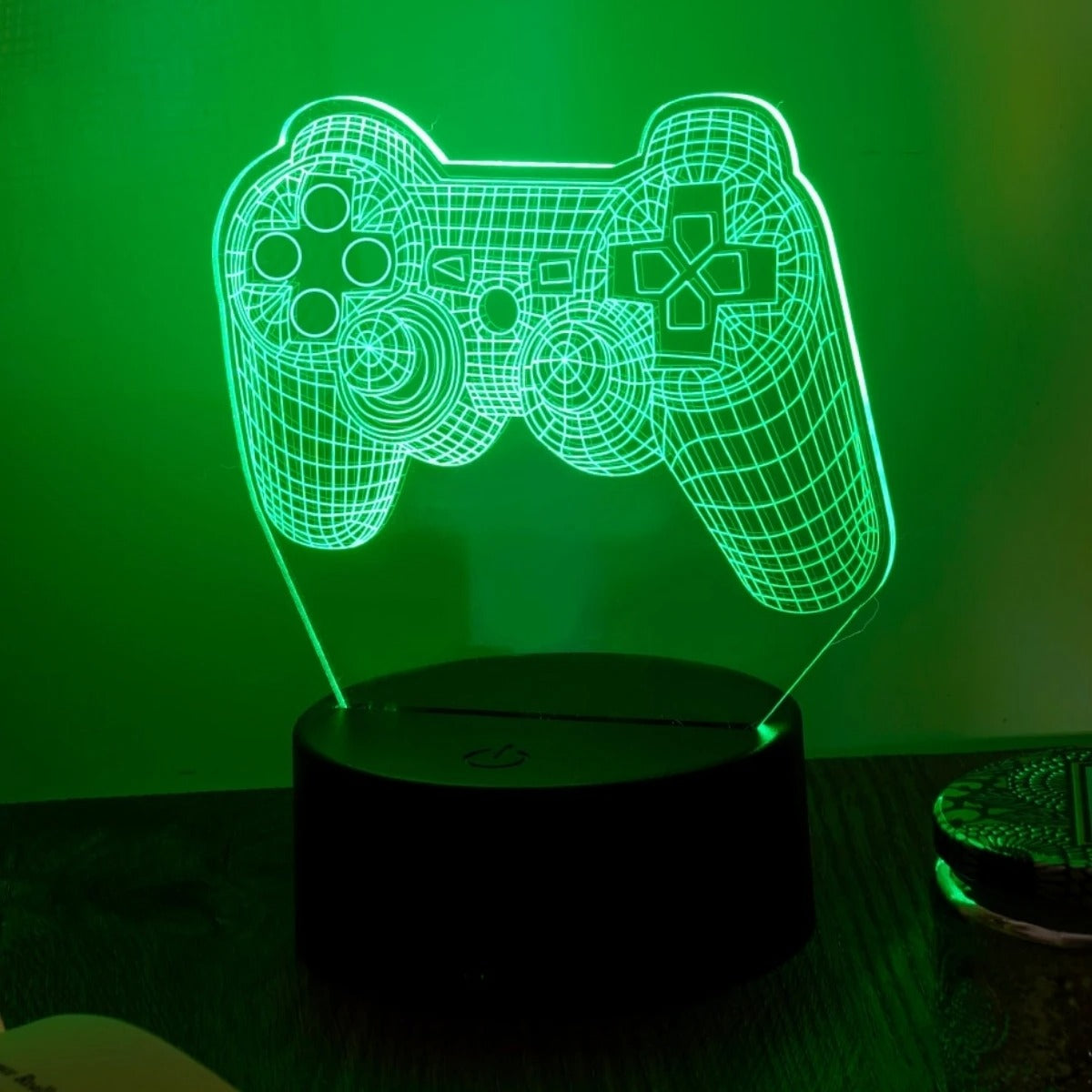 Powered Modern Game Controller 3D Designed Night Lamp