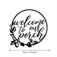 Thumbnail for Welcome To Wall Sculpture 30x30CM