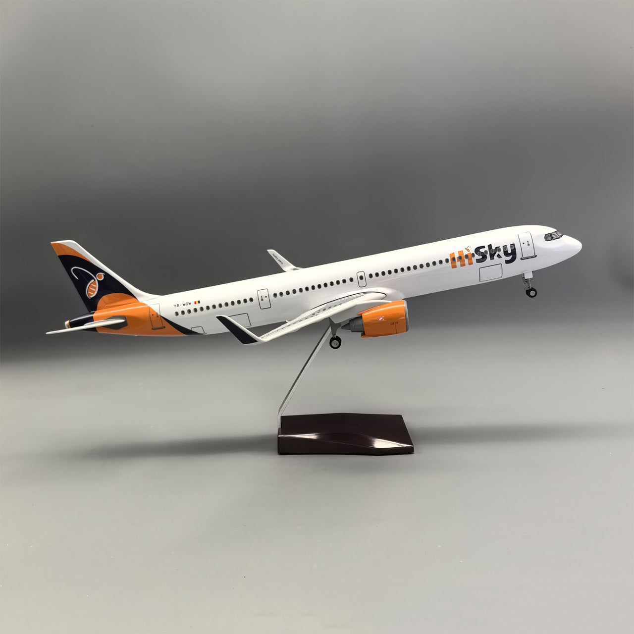 HiSky Europe Airbus A321neo Airplane Model (Special 45CM)