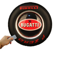 Thumbnail for Retro Iron LED Tire Wall Hanging