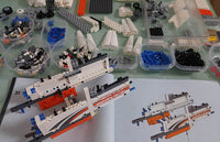 Thumbnail for Twin-rotor Transport Helicopter Building Set (Motorised Spinning Rotors)