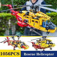 Thumbnail for High-Tech Technical Rescue Helicopter/Aircraft Building Set