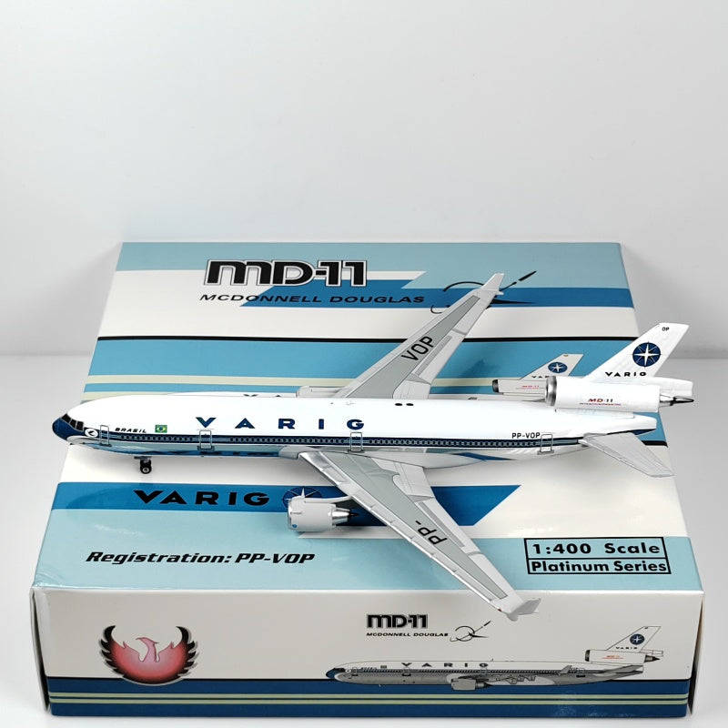 Rio Grande Airlines McDonnell DouglasANK MD-11 PP-VOP Airplane Model (1/400 Scale)