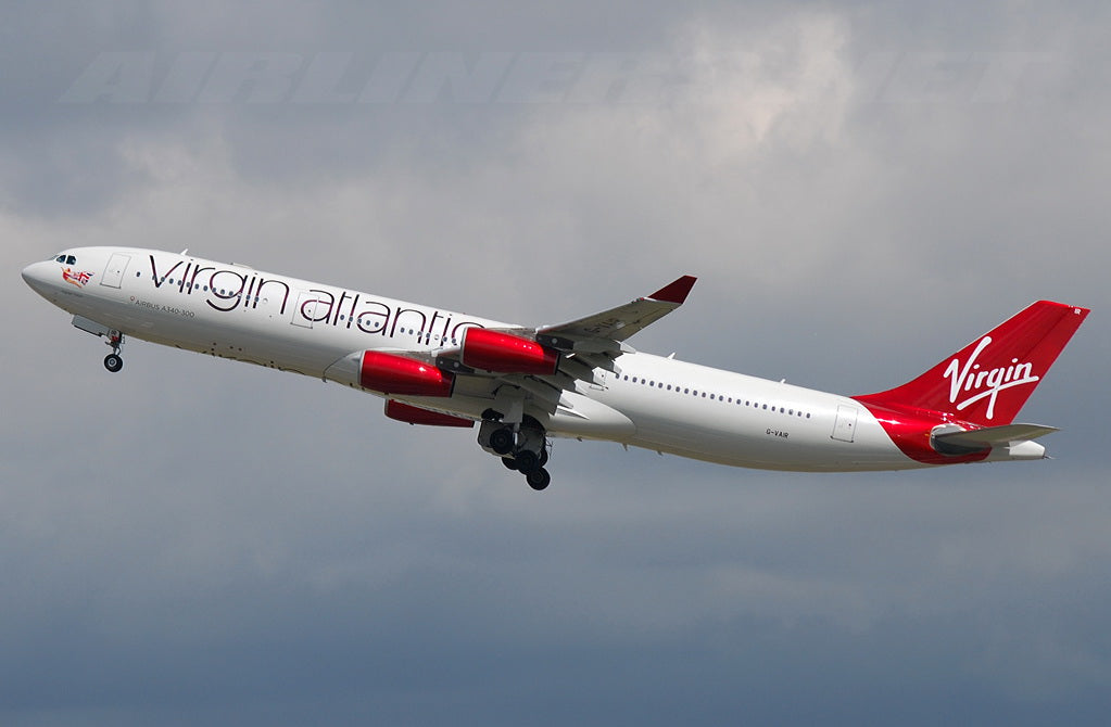 Virgin Atlantic Airways Airbus A340-300 G-VAIR Airplane Model 1/400 Scale