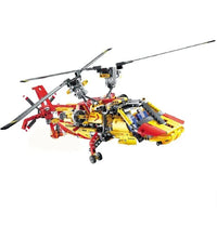 Thumbnail for High-Tech Technical Rescue Helicopter/Aircraft Building Set
