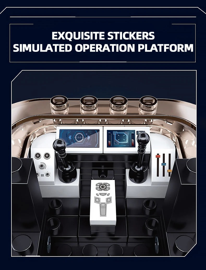 692PCS Military UH-60L Black Hawk Medical Rescue Helicopter Building Blocks With Mini Dolls