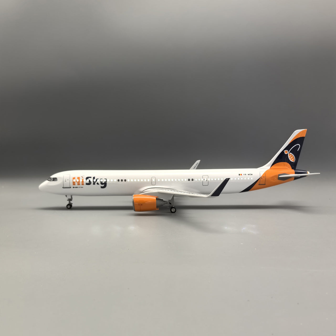 HiSky Europe Airbus A321neo Airplane Model (Special 45CM)